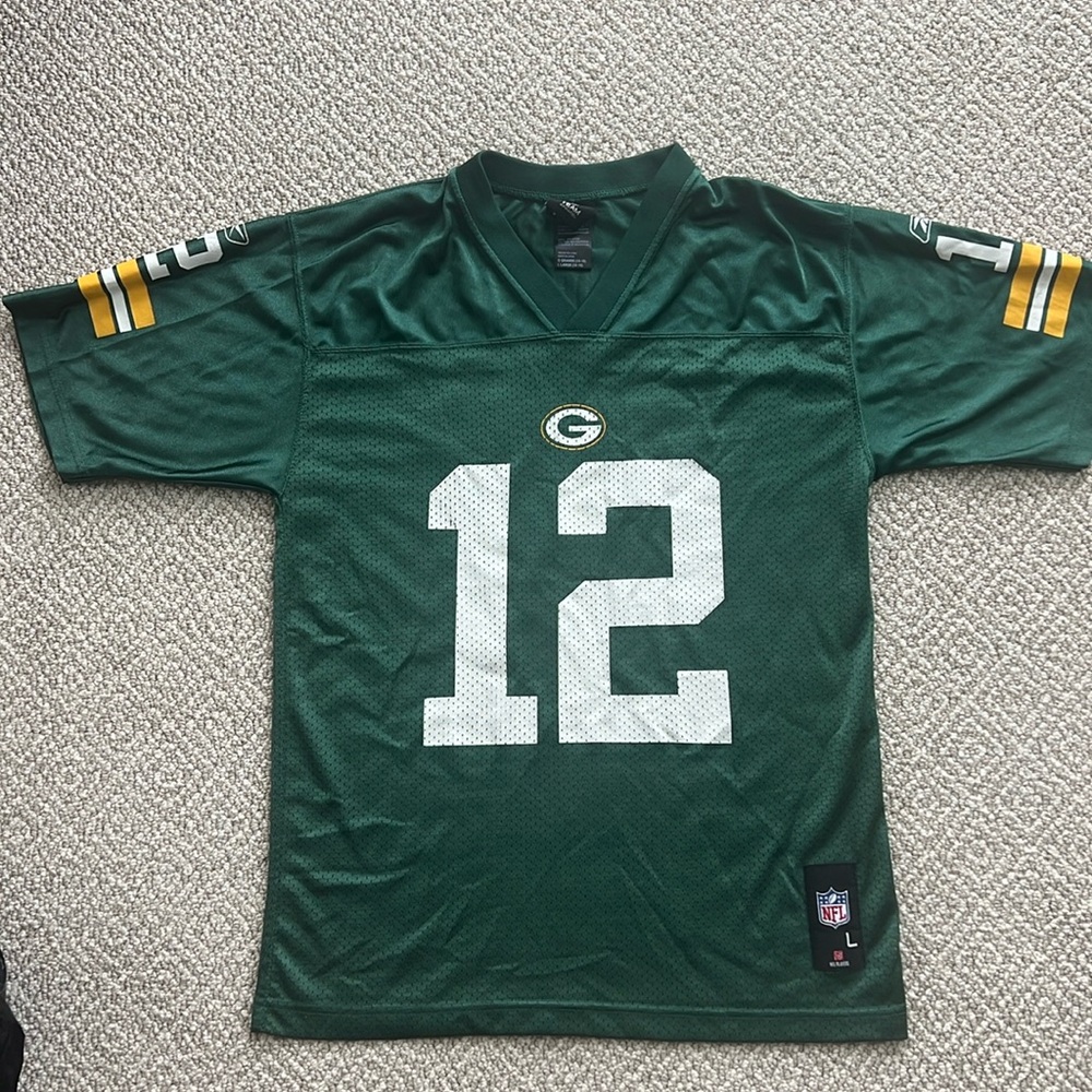 Reebok Green Bay Packers Aaron Rogers Jersey